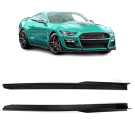 Saia / Lip Lateral Mustang Gt500 Preto