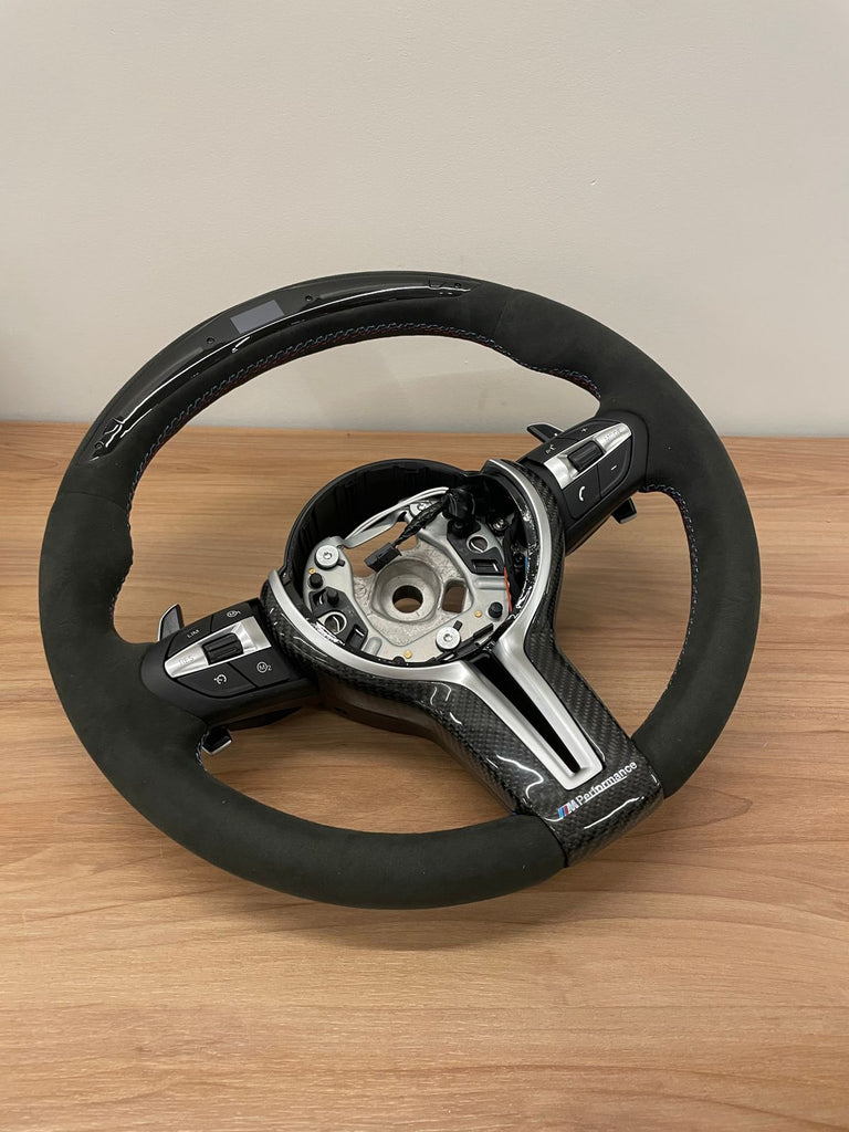 Volante BMW M Alcântara + Led