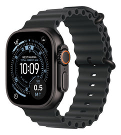 Apple Watch Ultra 3 Gps + Cellular  Caixa Preta De Titânio  49 Mm  Pulseira Oceano Preta