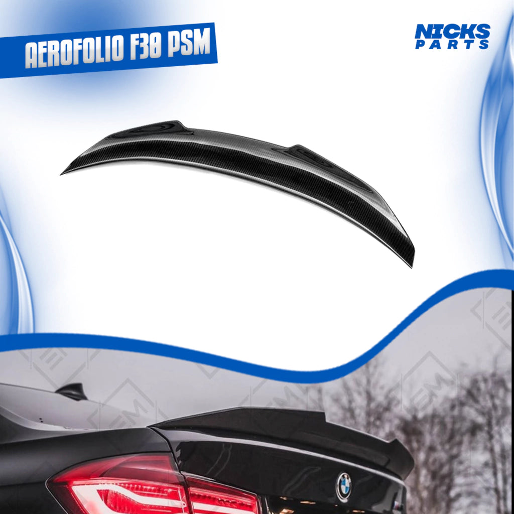 Aerofólio p/ BMW F30 PSM em Black Piano