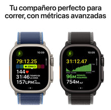 Carregar imagem no visualizador da galeria, Apple Watch Ultra 3 Gps + Cellular 49mm Titânio Preto Preto Correa Ocean Titânio