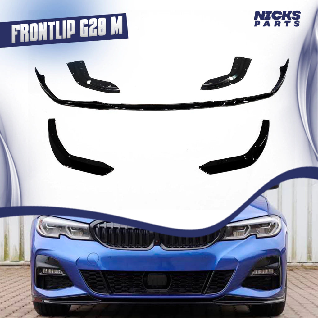Front Lip M Perfomance Black Piano para BMW G20